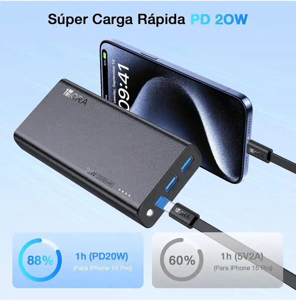 Power Bank Bateria Portatil Carga Rapida