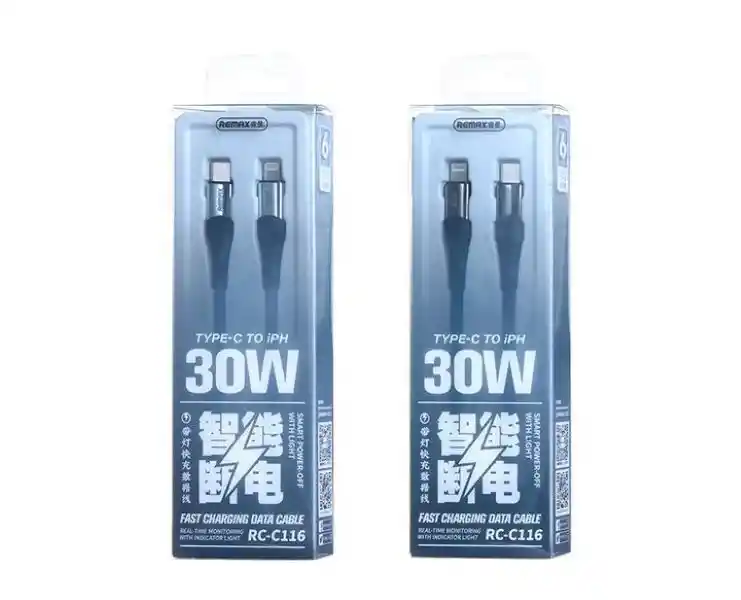 Cable Tipo C A Iphone 30w Remax Rc-c116 30w