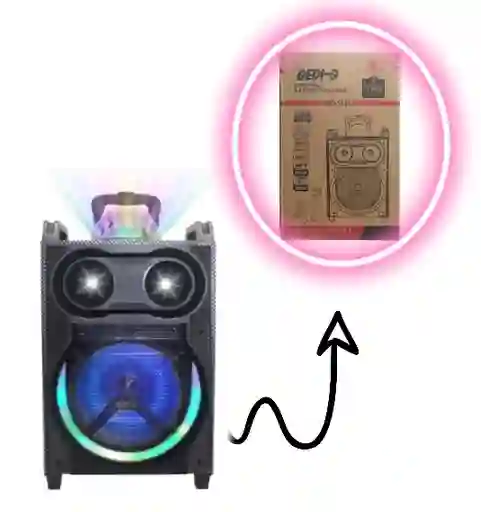 Cabina Gedi 10" Gd-1010: Altavoz Compacto Con Sonido Nítido Y Potente