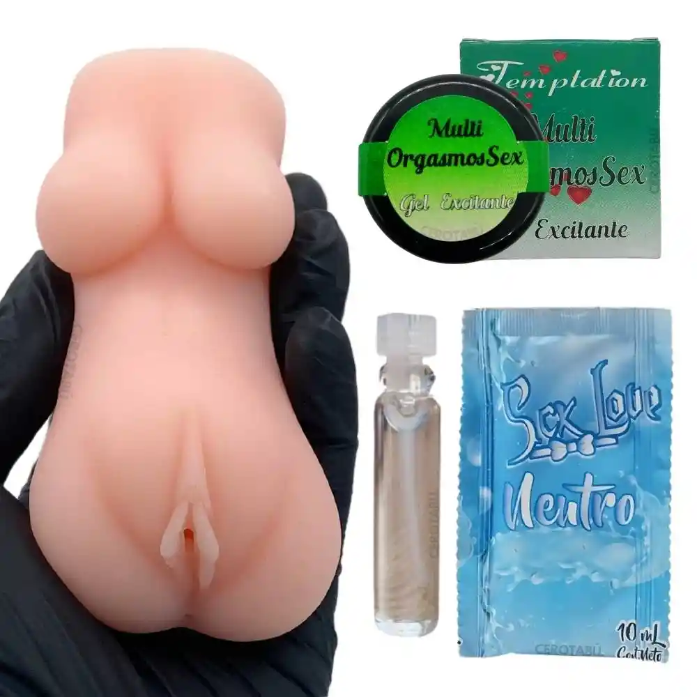 Vagina Real + Lubricante Neutro + Multiorgasmo + Feromonas