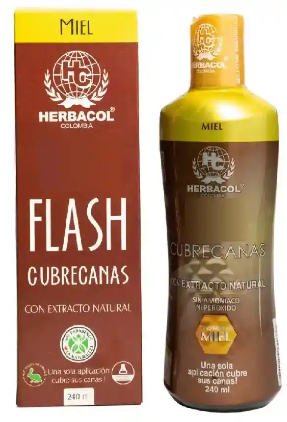 Herbacol Tonico Flash Cubrecanas Miel 240ml