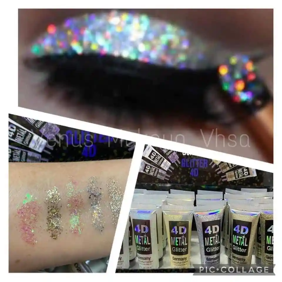 Glitter En Gel Para Ojos, Rostro O Cuerpo