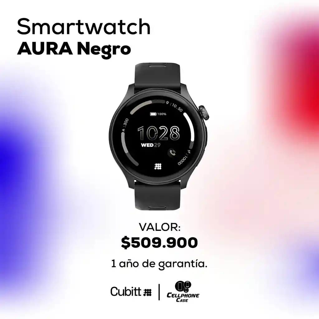 Smartwatch Aura Negro