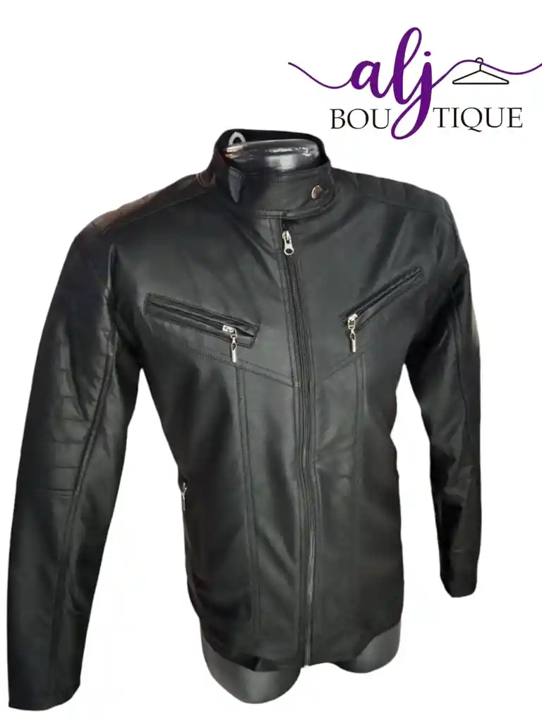 Chaqueta En Cuerotex Tipo Piloto Tala Xl