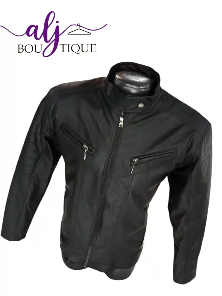 Chaqueta En Cuerotex Tipo Piloto Tala Xl