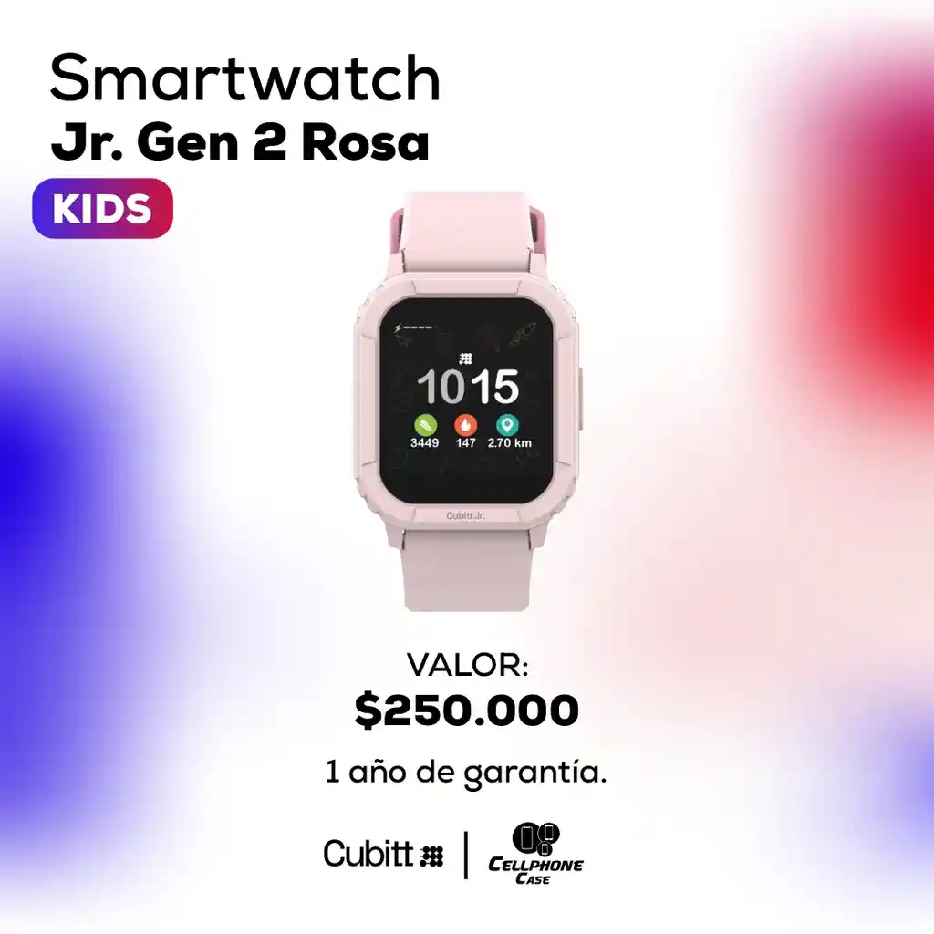 Smartwatch Jr. Gen 2 Rosa