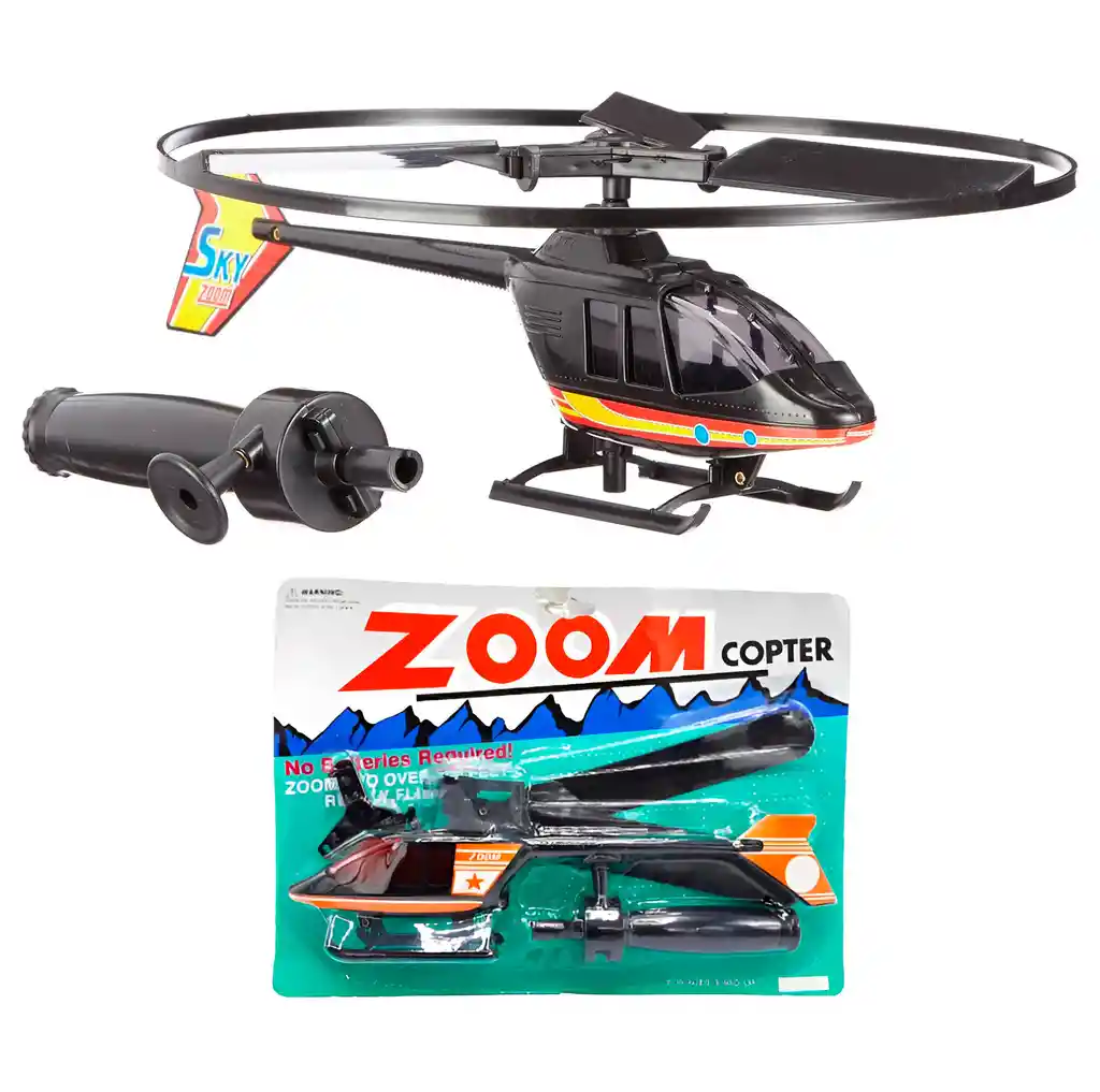 Helicoptero Volador Sistema Impulsado Aerodinamico Juguete