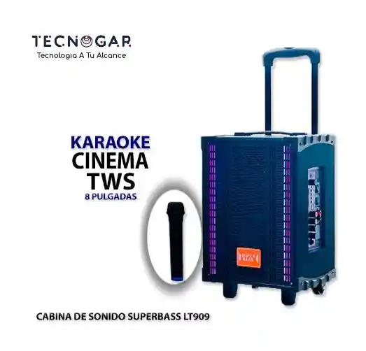 La Cabina Super Bass 8" Lt-909: Potencia Y Rendimiento En Un Solo Paquete
