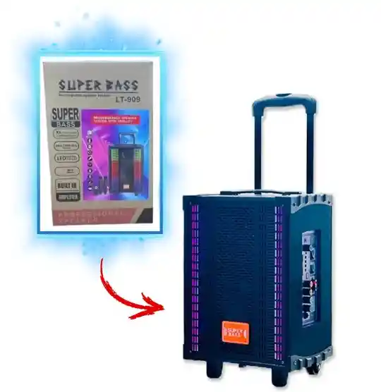 La Cabina Super Bass 8" Lt-909: Potencia Y Rendimiento En Un Solo Paquete