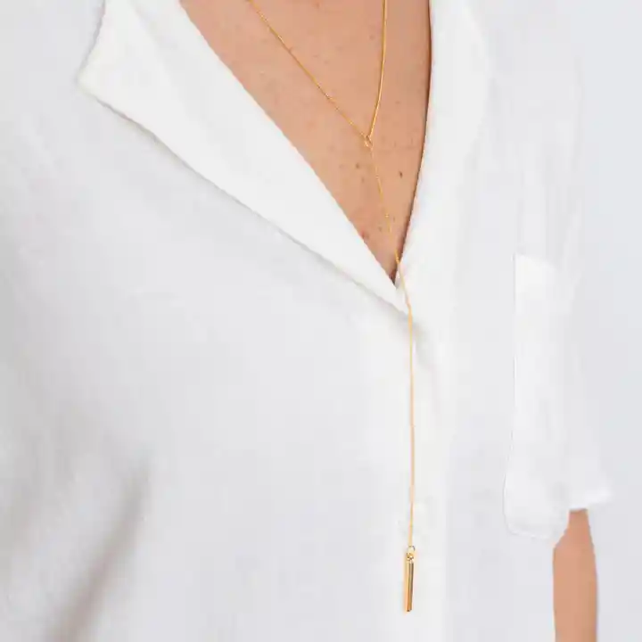 Whclcd301o Collar Cadena Oro Balance Y