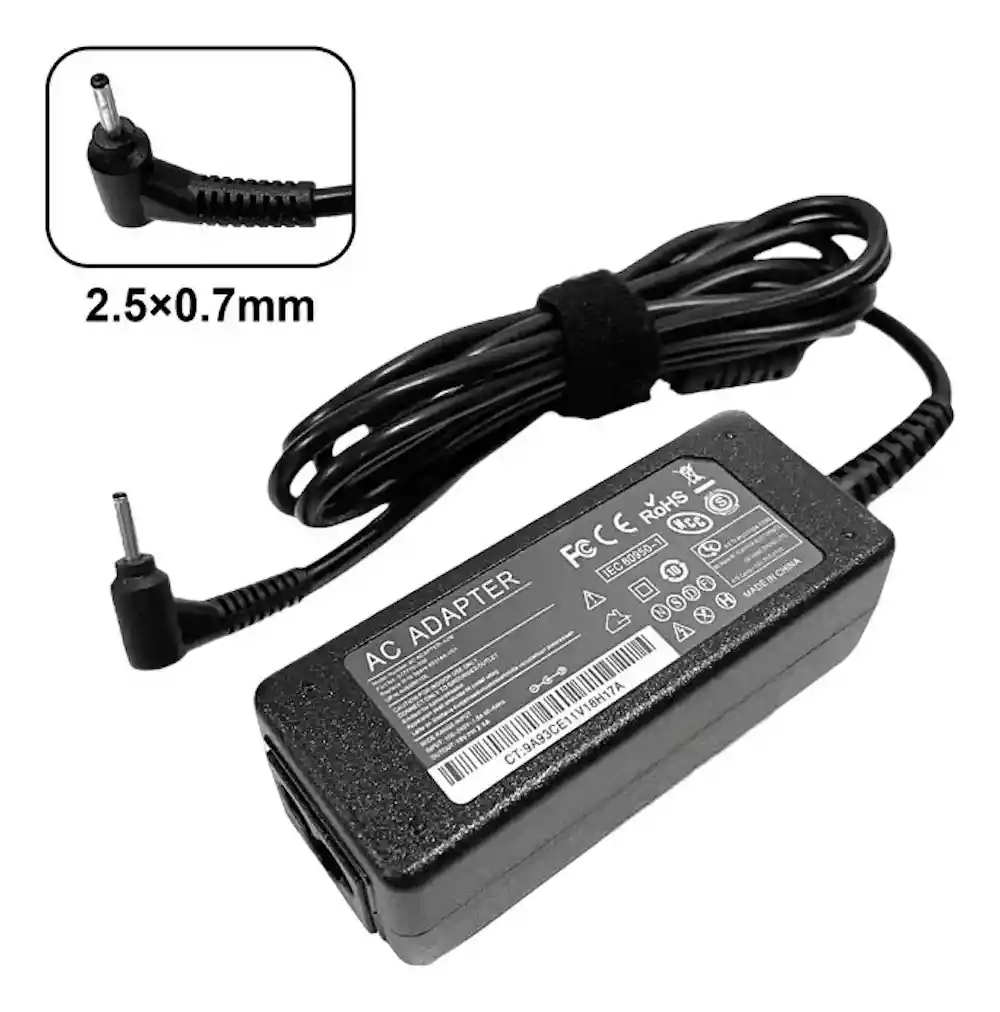 Cargador Para Asus Mini 19v 2.1a Punta 2.5x0.7mm