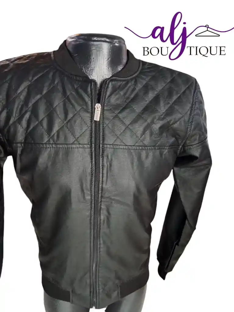 Chaqueta En Cuerotex Beisbolera Tala Xl