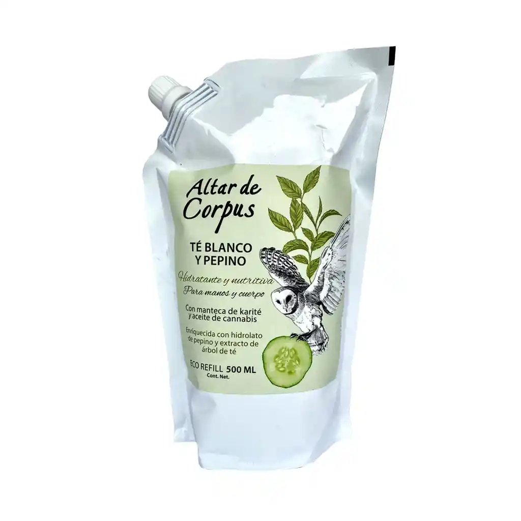Eco Refill Hidratante Te Blanco Y Pepino