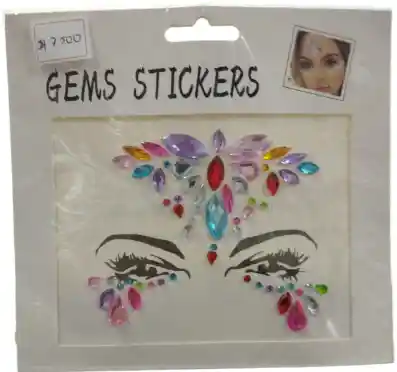 Gem Stickers Para El Rostro