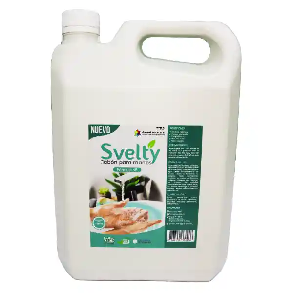 Jabón Líquido Svelty Para Manos Antibacterial X 3.8l
