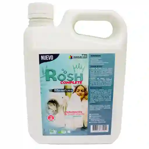 Detergente Líquido Suavizante Rosh Complete Para Ropa X 1.9l
