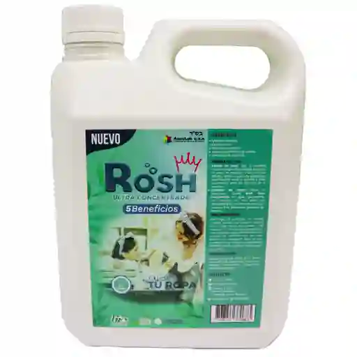 Detergente Líquido Suavizante Rosh Ultra Para Ropa X 1.9l