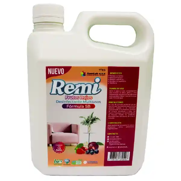 Limpiador Desinfectante Remi Frutos Rojos X 1.9l