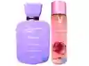 Perfume Capilar Purple Y Perfume Corporal Rosas Anyeluz