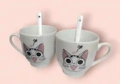 Set De Posillos Con Cucharas Para Tinto Catlovers 003