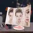 Espejo Triple De Maquillaje Con Luz Tactil