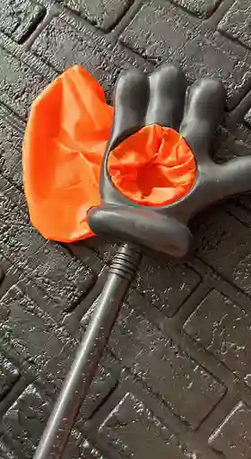 Garra Canasta Dulces Halloween Negra