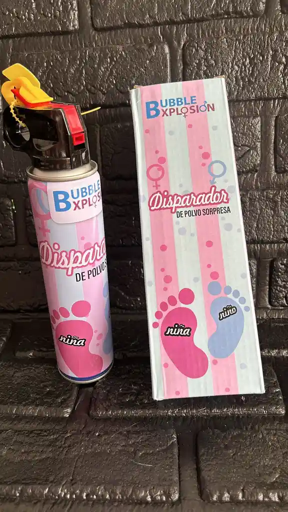 Extintor Humo Revelacion De Sexo Niño