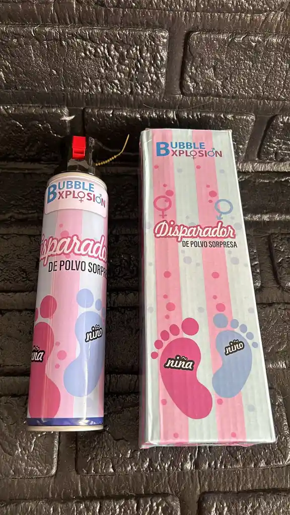 Extintor Humo Revelacion De Sexo Niña