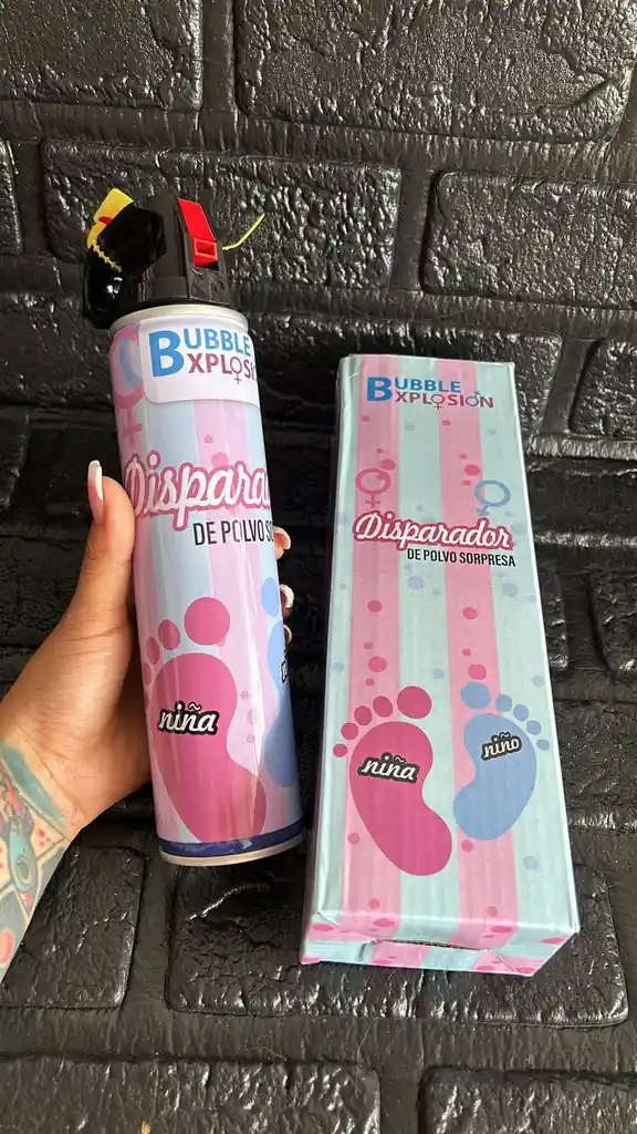 Extintor Humo Revelacion De Sexo Niña