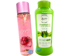 Shampoo Aloe Vera Y Perfume De Rosas Paris Anyeluz