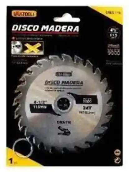 Disco Sierra Circular 4 1/2 X 24 Dientes