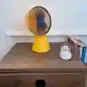 Ventilador De Escritorio Giratorio Recargable