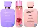 Perfume Capilar Purple Y Pink Y Perfume Corporal Rosas Anyeluz