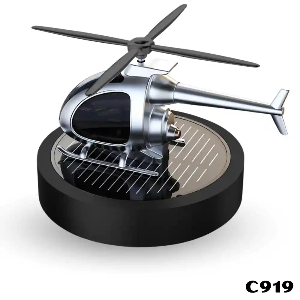 Ambientador Solar Para Carro Helicoptero C919