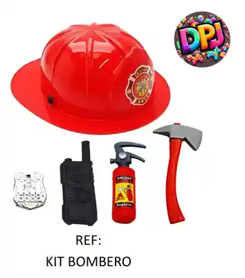 Kit De Bomberos Para Niños