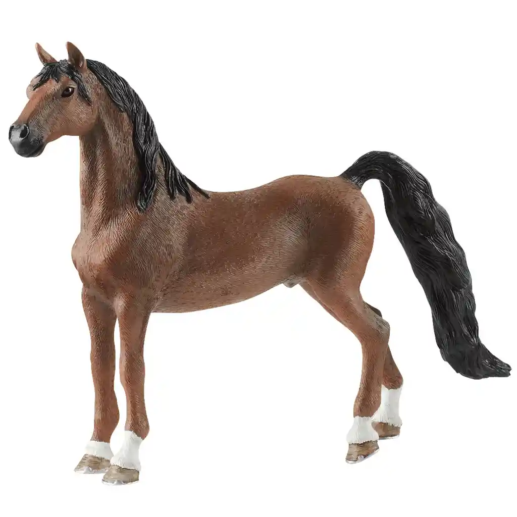 Figura Caballo Saddlebred Pintada A Mano Schleich