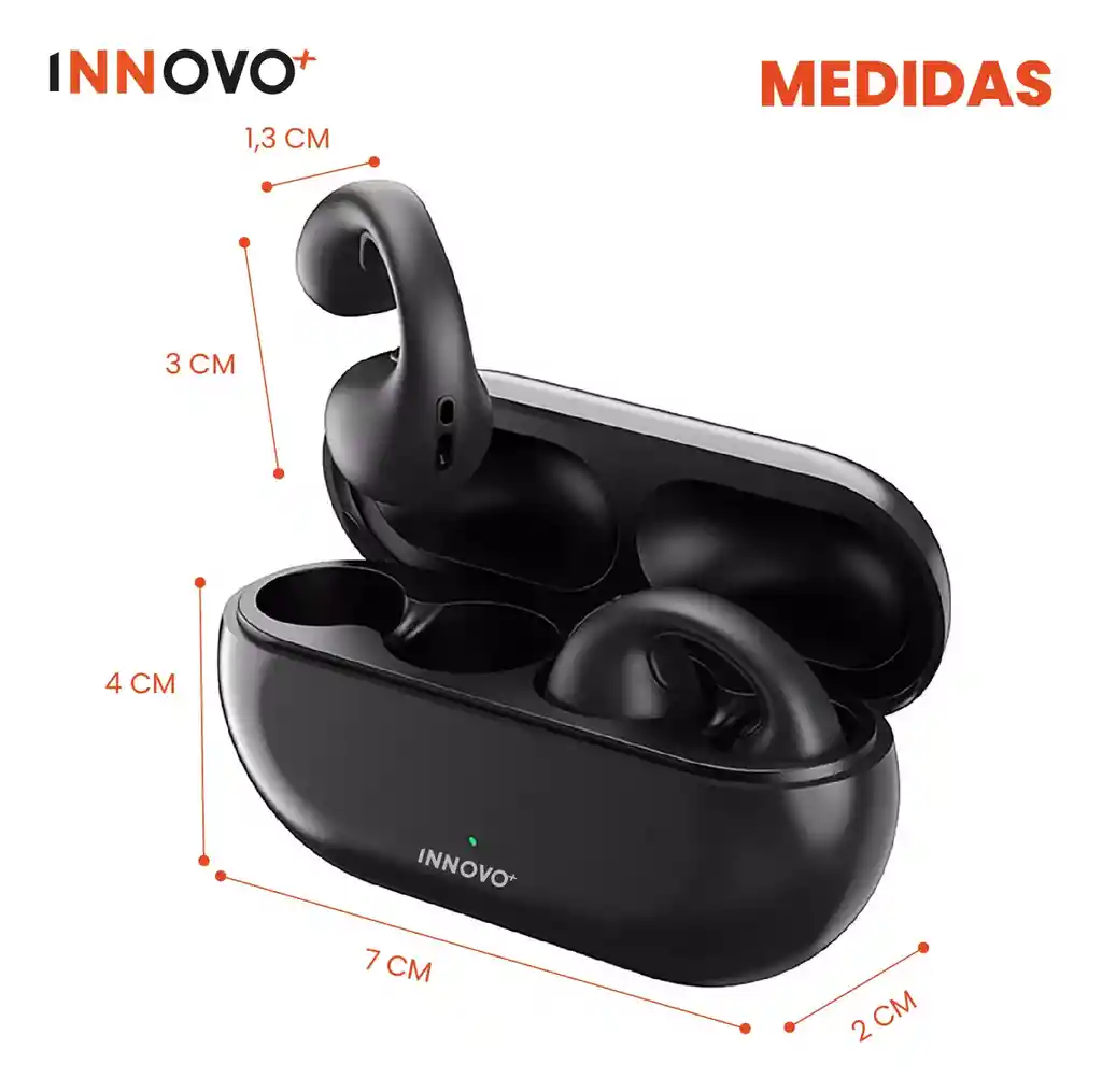 Audifonos Recargable Bluetooth Earcuffs Conduccion Osea