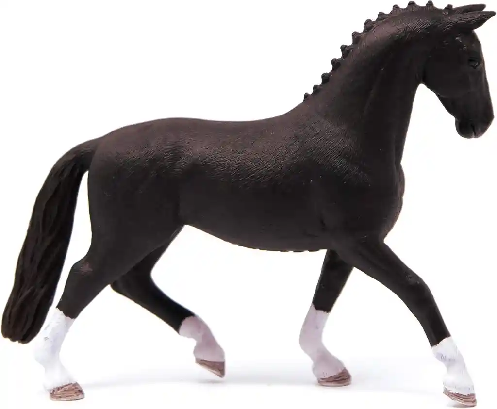 Figura Caballo Hannoveriana Negra Pintada A Mano Schleich