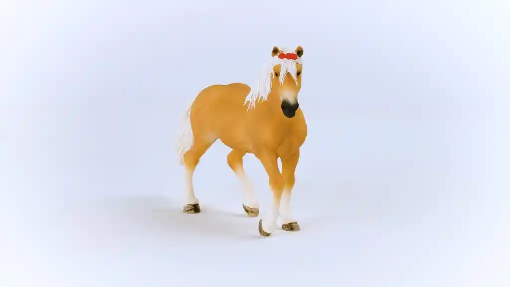 Figura Coleccionable Yegua Haflinger Pintada A Mano Schleich