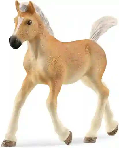 Figura Coleccionable Potro Haflinger Pintada A Mano Schleich