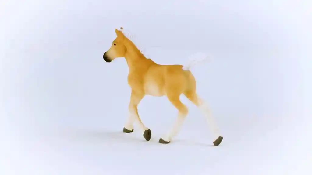 Figura Coleccionable Potro Haflinger Pintada A Mano Schleich