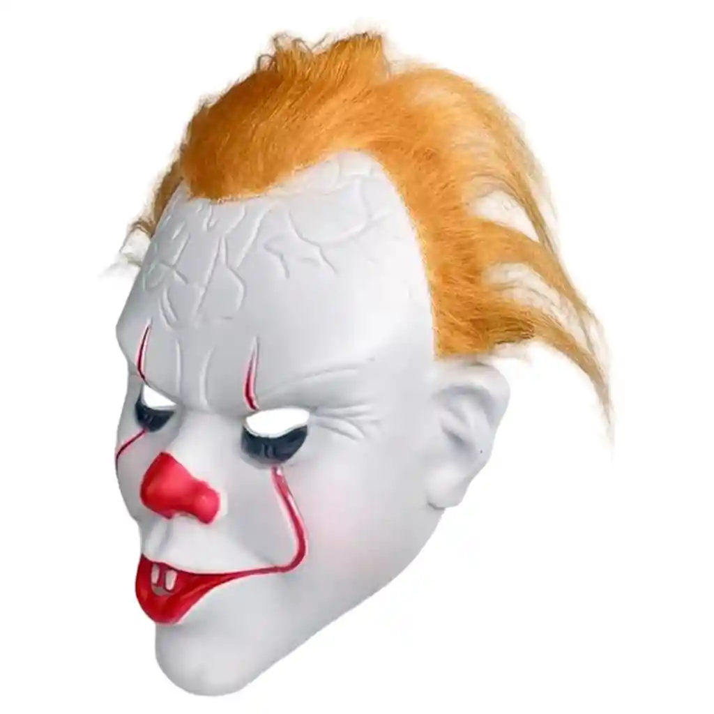 Mascara Pelo Pennywise It Payaso Disfraz Terror Villano