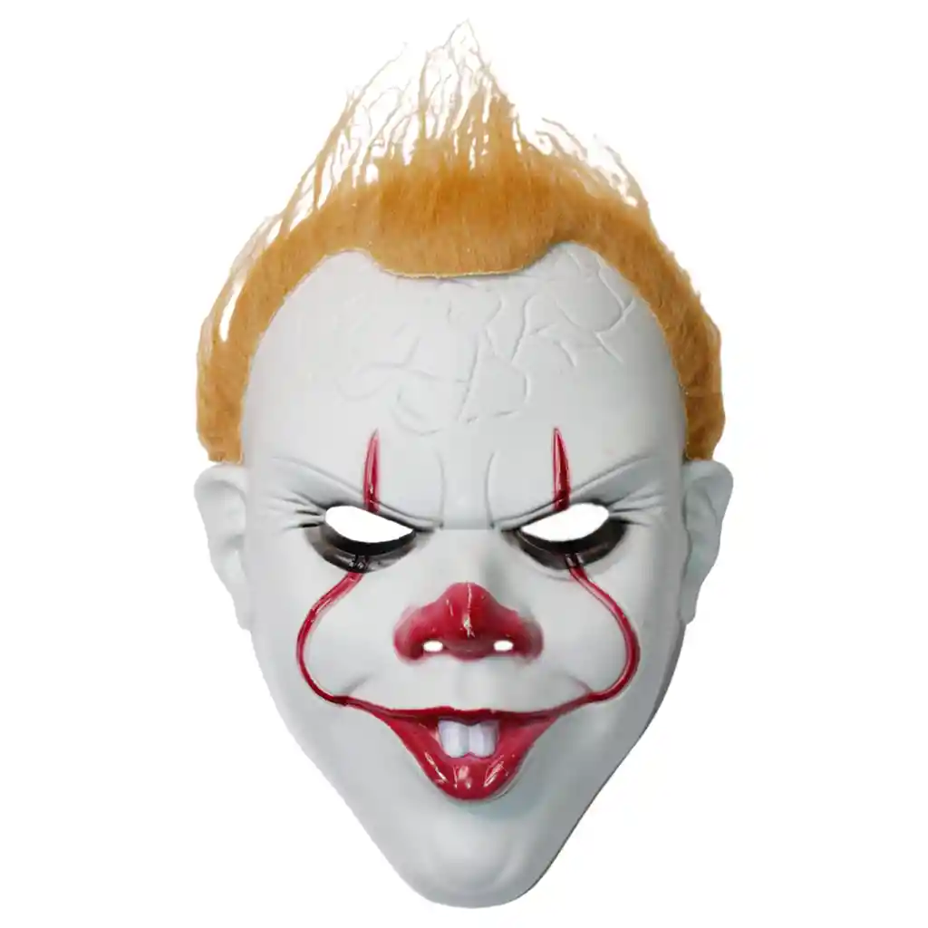 Mascara Pelo Pennywise It Payaso Disfraz Terror Villano