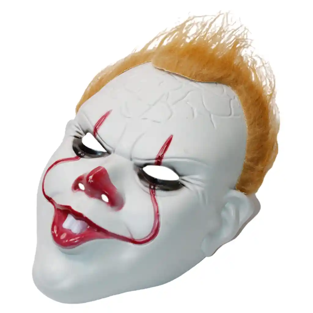 Mascara Pelo Pennywise It Payaso Disfraz Terror Villano