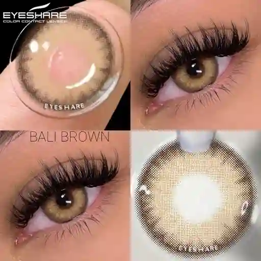 Lentes De Contacto Cosméticos Bali Brown