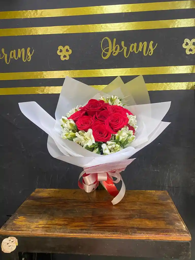 Bouquet De Rosas Y Astromelia