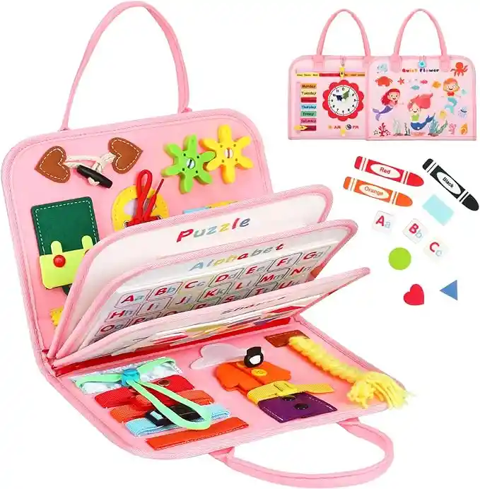 Libro De Montessori Para Bebés Actividades 8 En 1