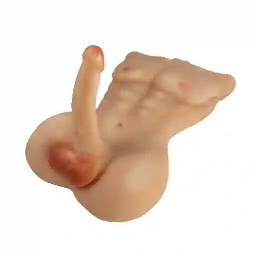 Torso Masculino Con Pene 21 Cm Y Ano