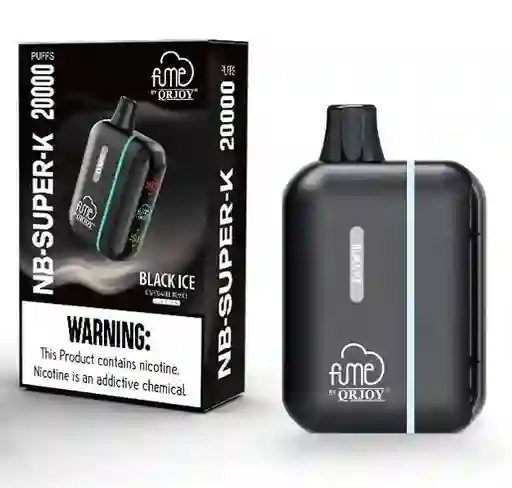 Fume Kit Nb Super K Black Ice - Bateria Y Pod 20.000 Puffs