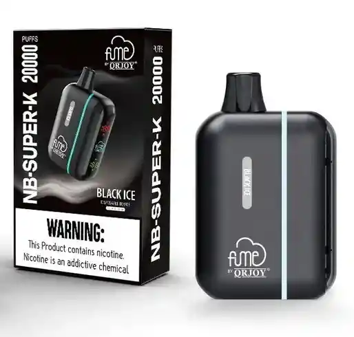 Fume Kit Nb Super K Black Ice - Bateria Y Pod 20.000 Puffs